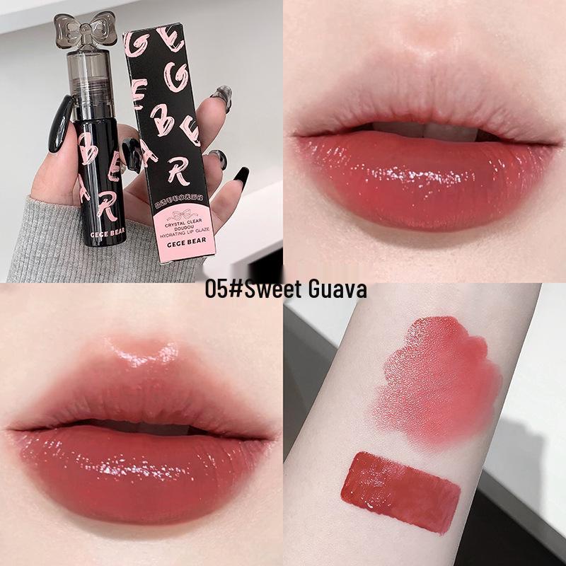 

Manwan Crystal Clear Long-Lasting Gloss: Water-Resistant, Mirror Finish, Age-Defying Lipstick 2.5g