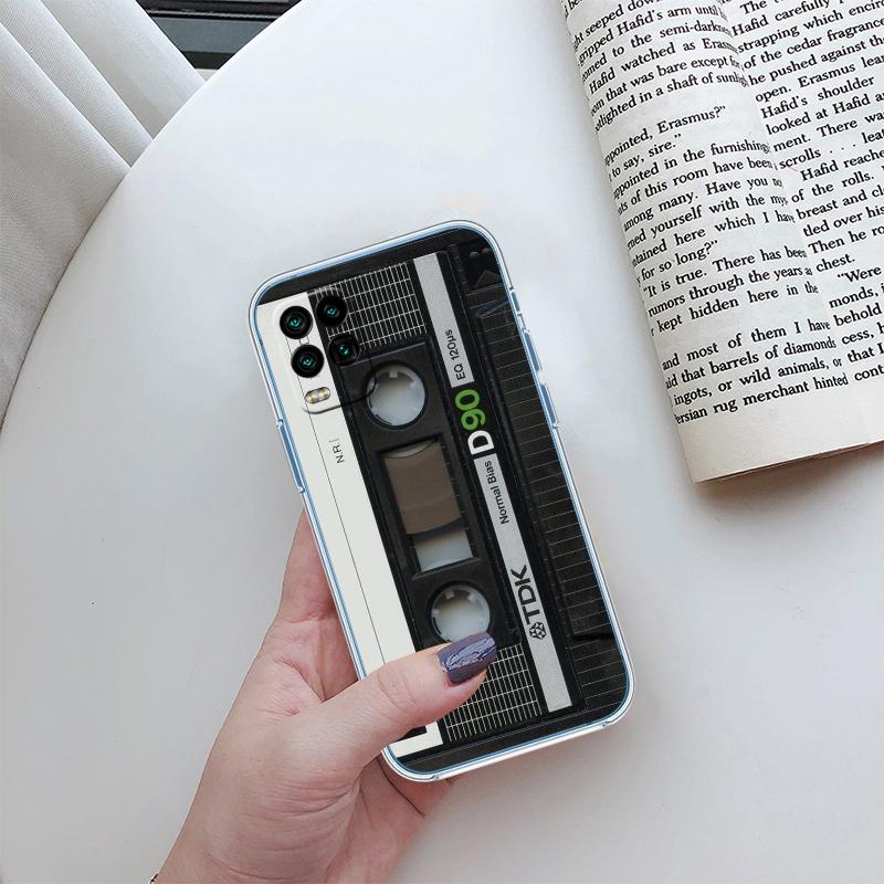 RP9 Boombox Tape Vintage Transparent Phone Case for Samsung Galaxy A04 A04S A14 A23 A34 A54 M23 M33 M52 M53