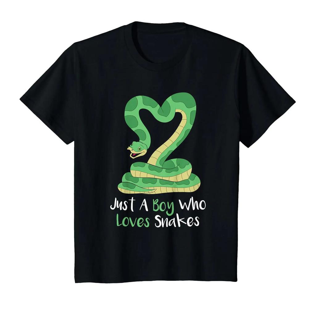 Kids Cute Snake Toddler Girls Boys Boa Constrictor T Shirt Vintage Casual Comfortable Unisex Designer Clothes Streetwear