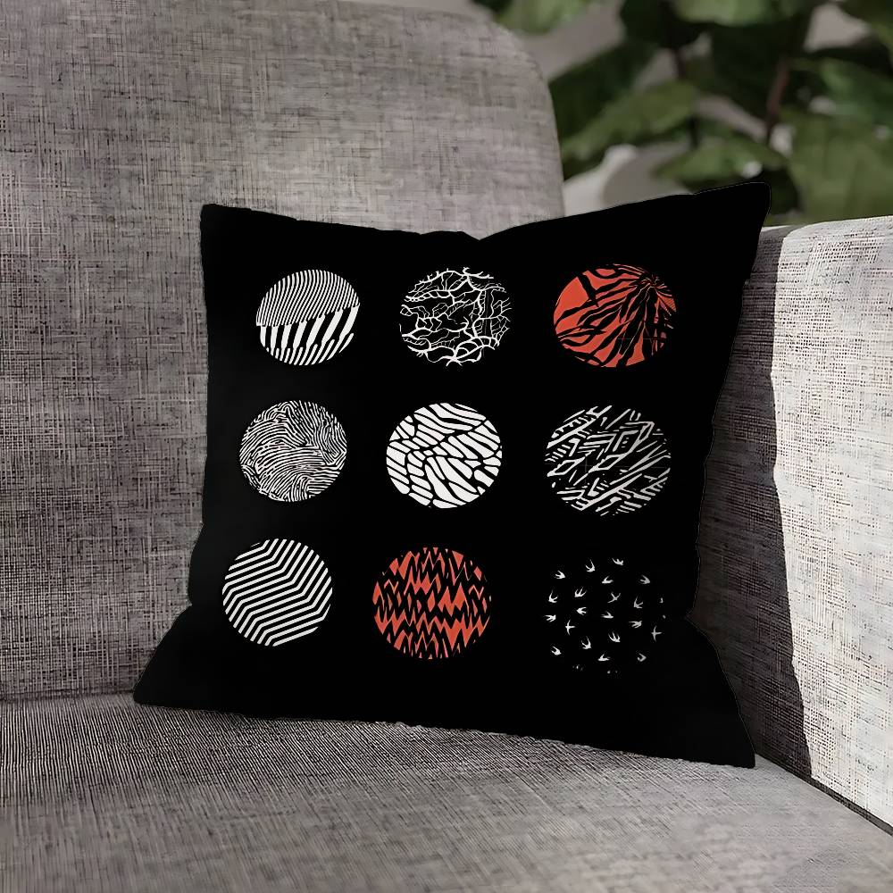 P-Pilots T-TwentyES O-One Throw Pillow Case For 45x45cm 40x40cm 30x30cm 50x50cm 55x55cm Square Home Pillowcase Case