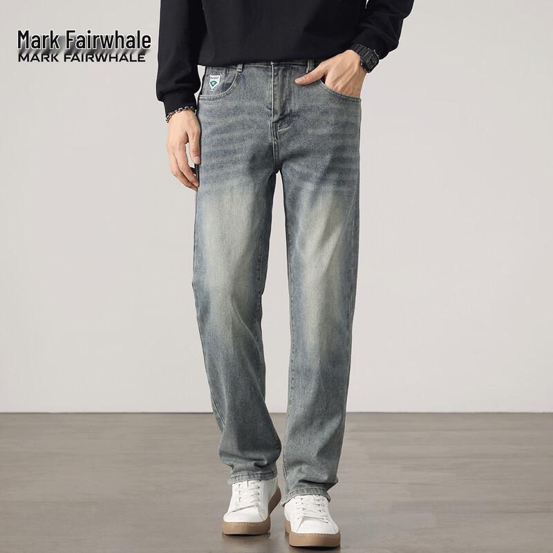 

Мужские винтажные джинсы прямого кроя из лиоцелла Mark Fairwhale 30