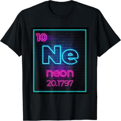 Neon Element Of The Chemistry Periodic Table For Scientists T-Shirt
