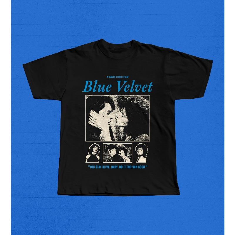 

Blue Velvet T-Shirt, 1986 Neo Noir Film, Cult Classic Tee Summer Men s and Women s Loose and Breathable T-shirt Top S разноцветный