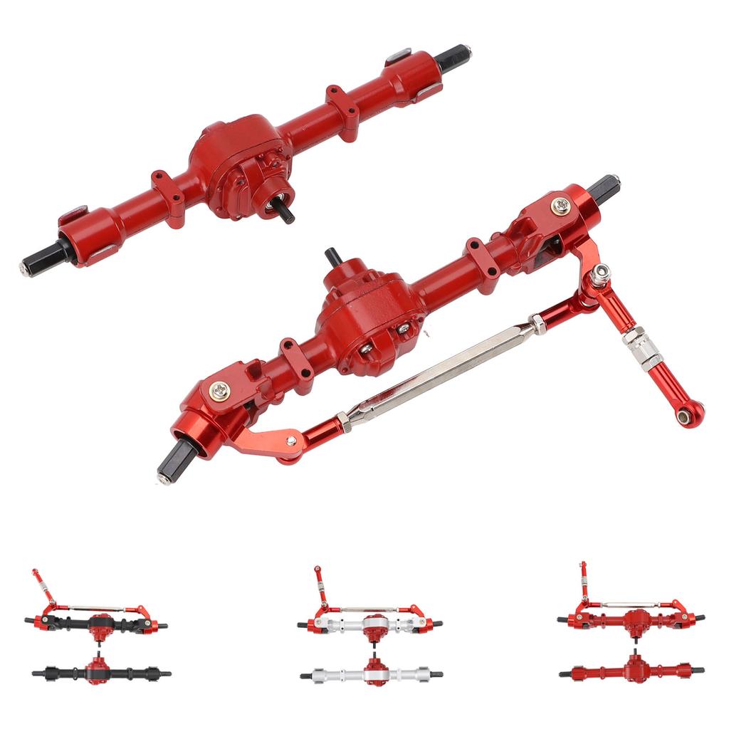 Metal Gear Axle Set Front and Rear Axle Replacement for D90 D91 D96 D99S MN90 MN96 MN99 MN99S FJ45 1