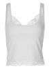 2026 Summer Sexy Lace Trim Solid Color Hot Girl Style Tank Top for Women
