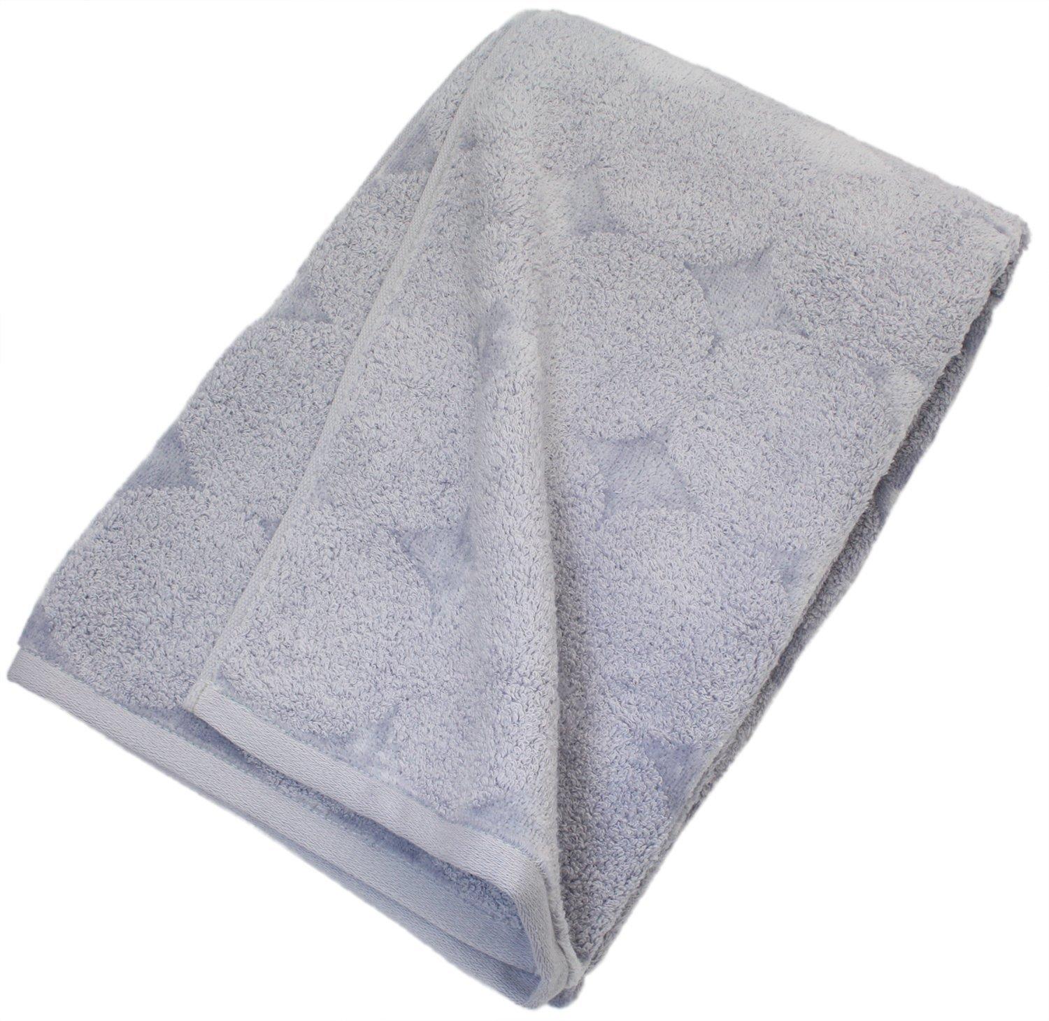 

Tanaka Sangyo Imabari Menka Bath Towel, Mature, Light Gray, Approx. 65 x 130 cm