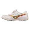 Mizuno Wave Cup TF Comfortable TF (Rubber Studs) Shock Absorbing Non-Slip Durable Soccer Shoes Men Soccer Shoes White Platinum P1GD201962