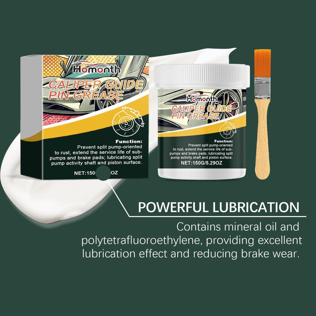 Homonth Automotive Brake Caliper Grease Silicone-based Lubricant Caliper Anti-Seize Maintenance Grease