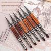 Multifunctional Nail Art Brush: Double-Ended Gel Pen for Line Drawing & Construction - Nail Salon Tool