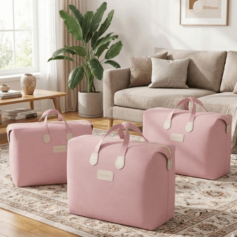 Lightweight Clothing Storage Bag Handheld Clothing Moving Bag Clothes Quilt Storage Bag for Home