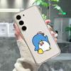 Cute T-TuxedoSam Phone Case For Samsung Galaxy S21 S22 S23 S24 S25ULTRA FE Ultra Plus5G A52S Transparent Cover