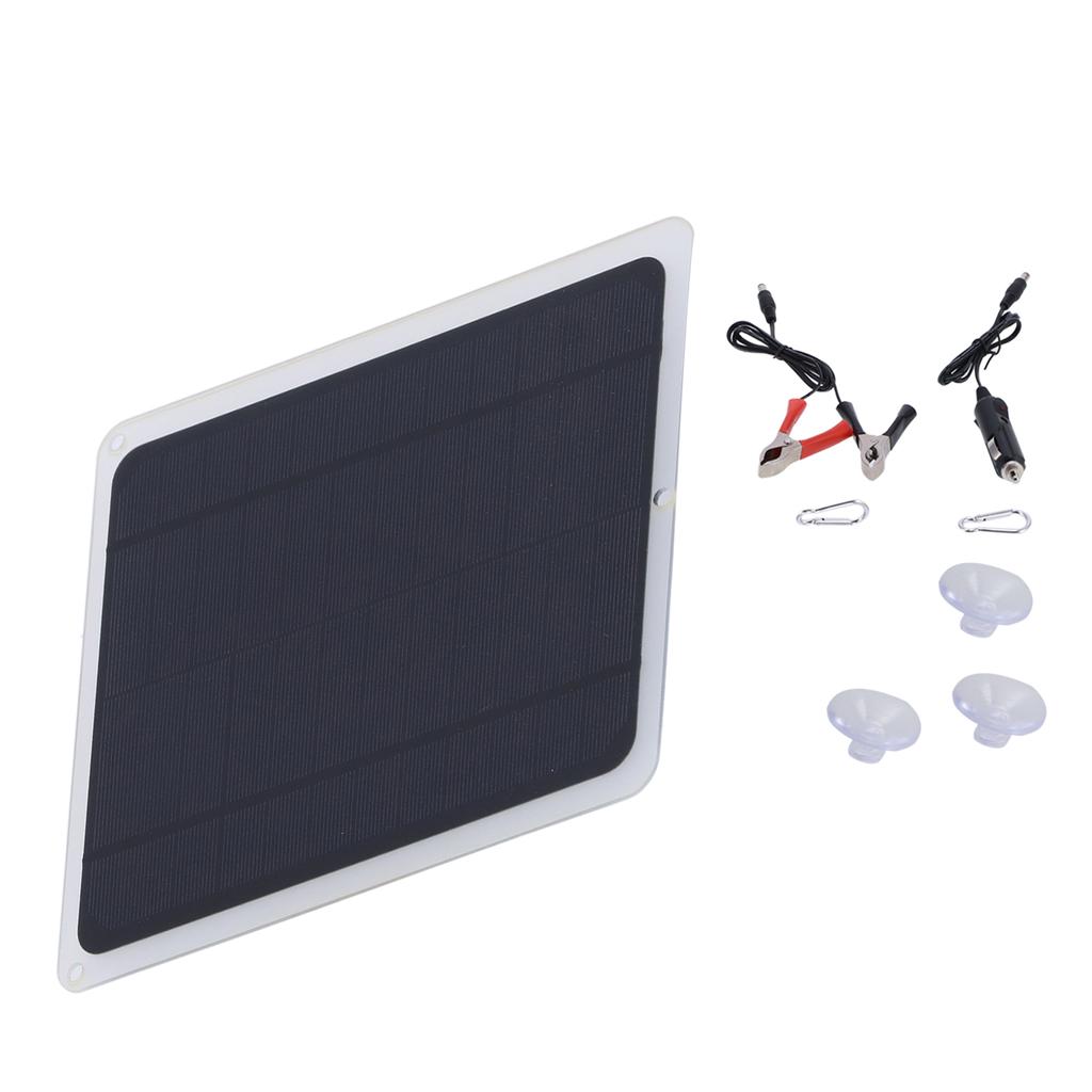 6W 12V Solar Panel Solar Cell Panel Charger Board for Charging Car RV Boat Mobile Phone