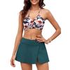 Women's Split High Waisted Strap Swimsuit With Chest Cushion Without Steel Support Swimsuit