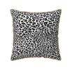 Federa Cuscino Morbida in Velluto Finta Pelliccia Stampa Leopardo 45x45 cm Marrone Nero Federa Cuscino Ghepardo per Divano Letto Camera da Letto Casa