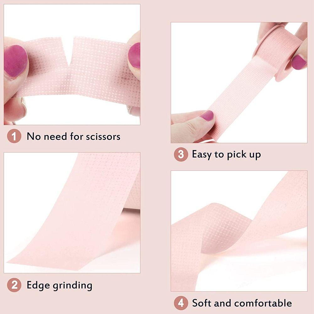 Micropore Fabric Eyelashes Extension Tape Non-woven Under Eye Pad Patches Women