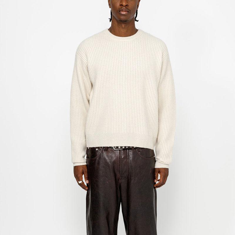 Stussy Waffle Knit Cashmere Crew 117257