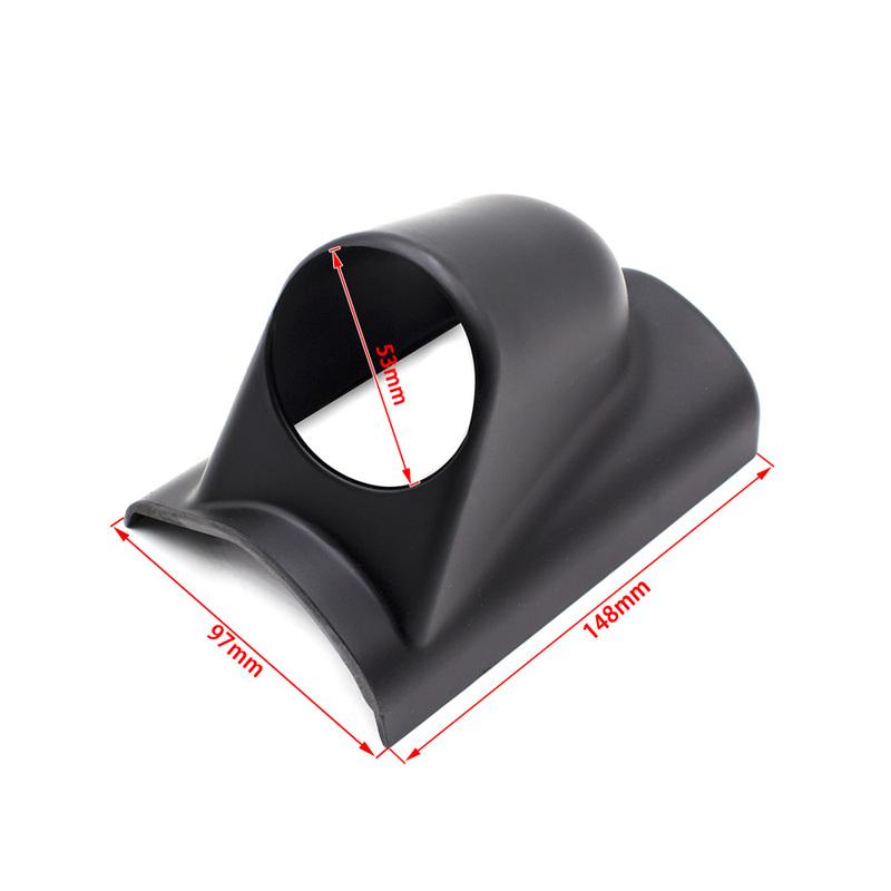52mm Carbon Gauge Pod Car Single Car Gauge Cap Cup 52mm Dash Pod Mount Holder Plastic Car Cup Gauge Pod
