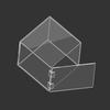 10pcs  Adhesive Clear Hinges with High Load Bearing Capacity Invisible Acrylic Hinges Set for Furniture & Cabinetry