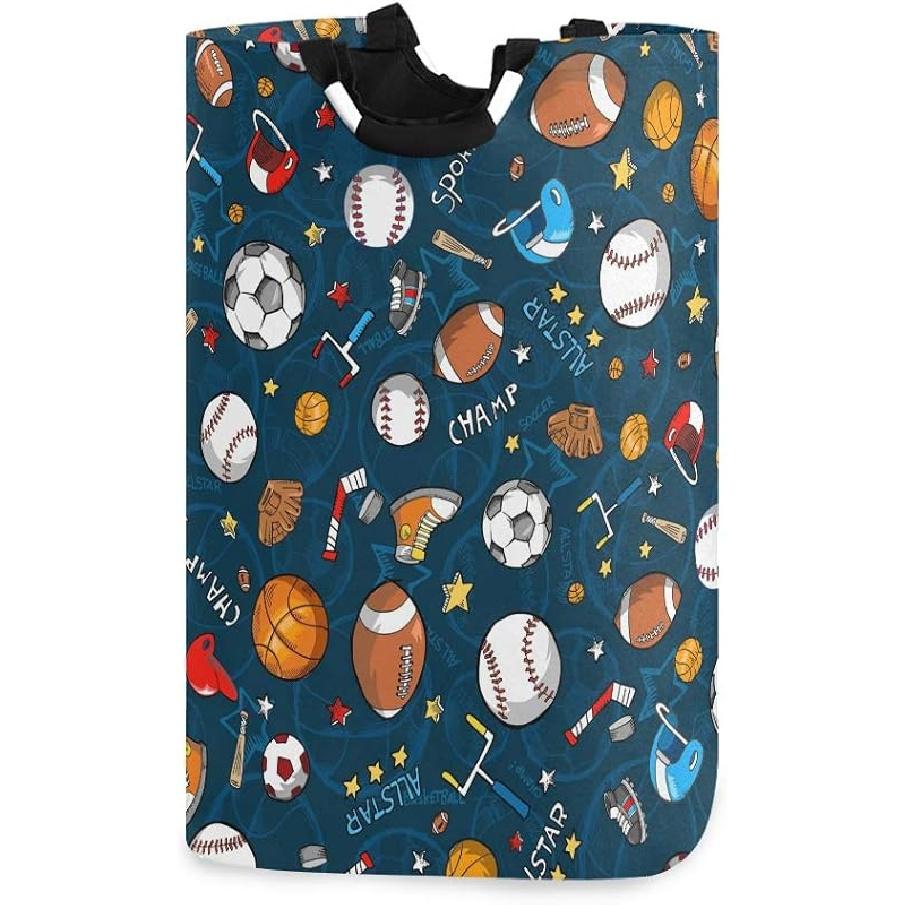 

MOYYO Abstract Lizards Laundry Basket Collapsible Laundry Hamper Foldable Dirty Clothes Bag Large Storage Basket with Handles for Kid Room Toy Bin 1 Ball