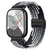 For Redmi Watch 6/5/4 XiaoMi Mi Band 8 Pro Quick Release Magnetic Woven Nylon Band Adjustable Breathable Sport Wristband