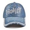 1pc Diamond-Encrusted Baseball Cap,Y2K Style Star Pattern,Casual Design,Adjustable Back Buckle,Daily Personalized Fashion Items
