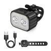 TOPRIDE Bike Light Q4 LED Bicycle Front Rear Light USB Charge Waterproof Headlight Cycling Taillight Bike Accessories Lamps