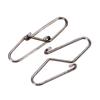 100PCS High Strength Fishing Dual Lock Snaps 0# 1# 2# Fishing Cross Lock Snaps  Sea Fishing
