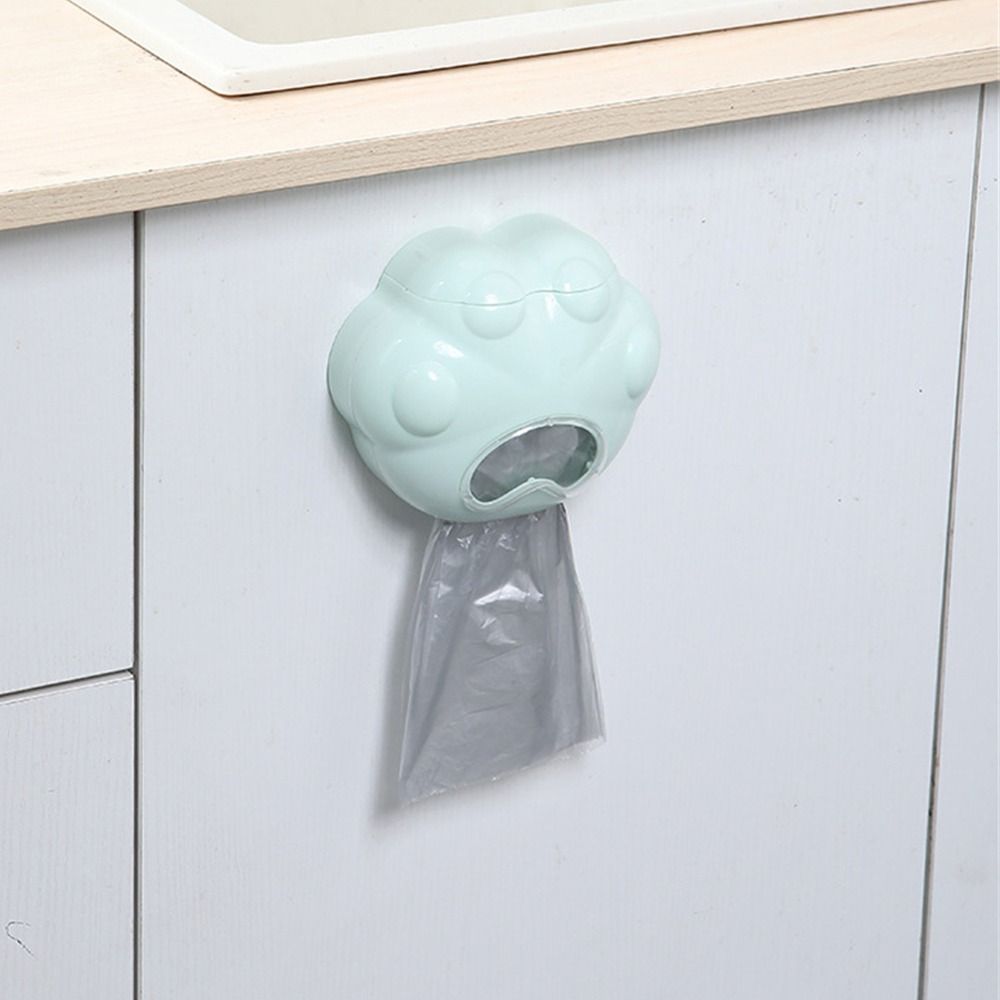 Wandmontierte Wickelorganisations-Cartoon-Staubdichte Box Katzenkrallenform Frischhaltefolien-Aufbewahrungsbox Zuhause