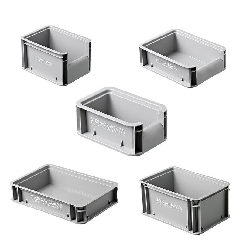 Industrial Style Stackable Desktop Storage Basket for Snacks, Cosmetics, and Office Supplies