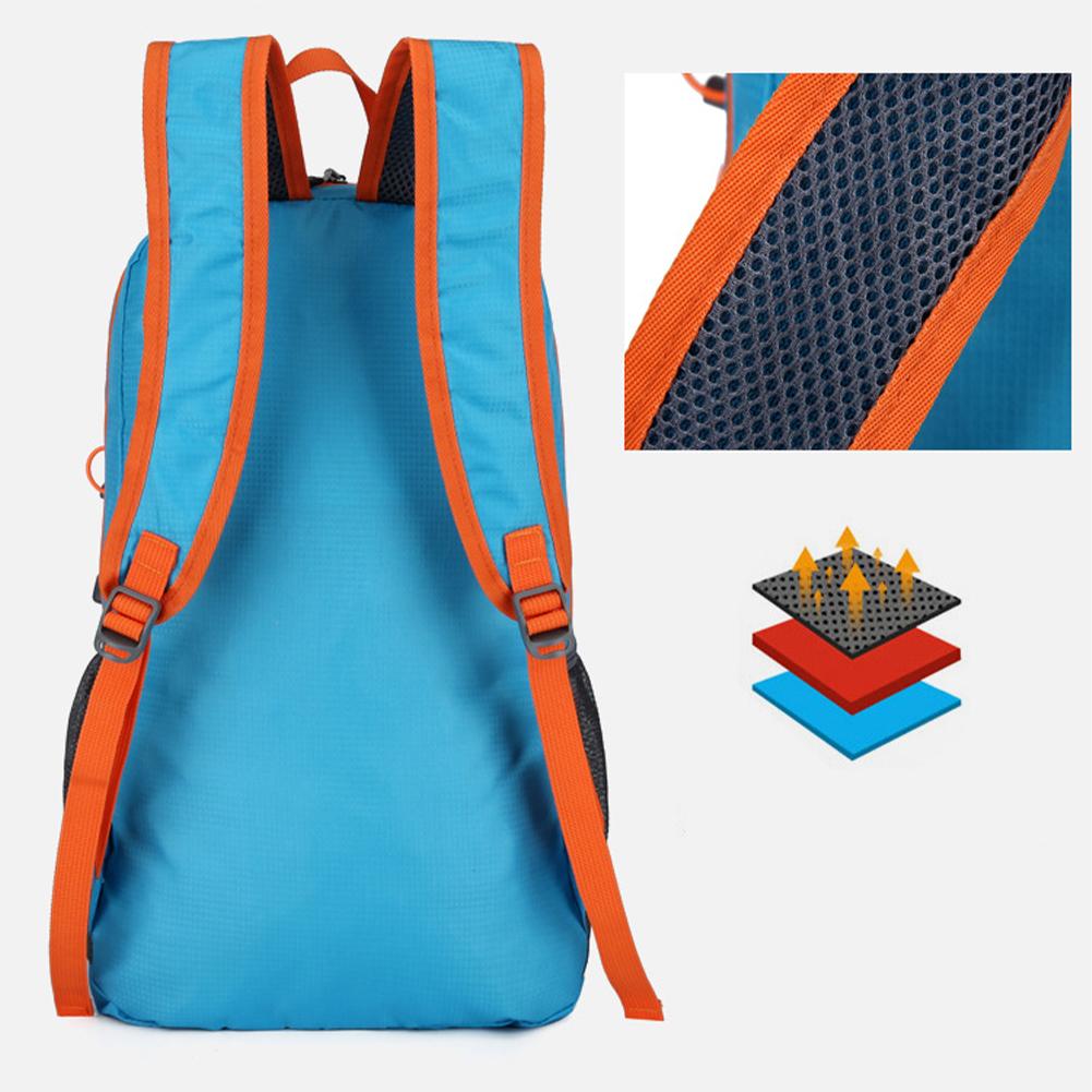 Foldable Backpack Portable Lightweight Packable Backpack Waterproof Multifunctional Large Capacity Breathable for Camping Hiking