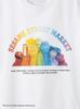 Sesame Street Market Rainbow T-Shirt SSMUCT253432 WHT