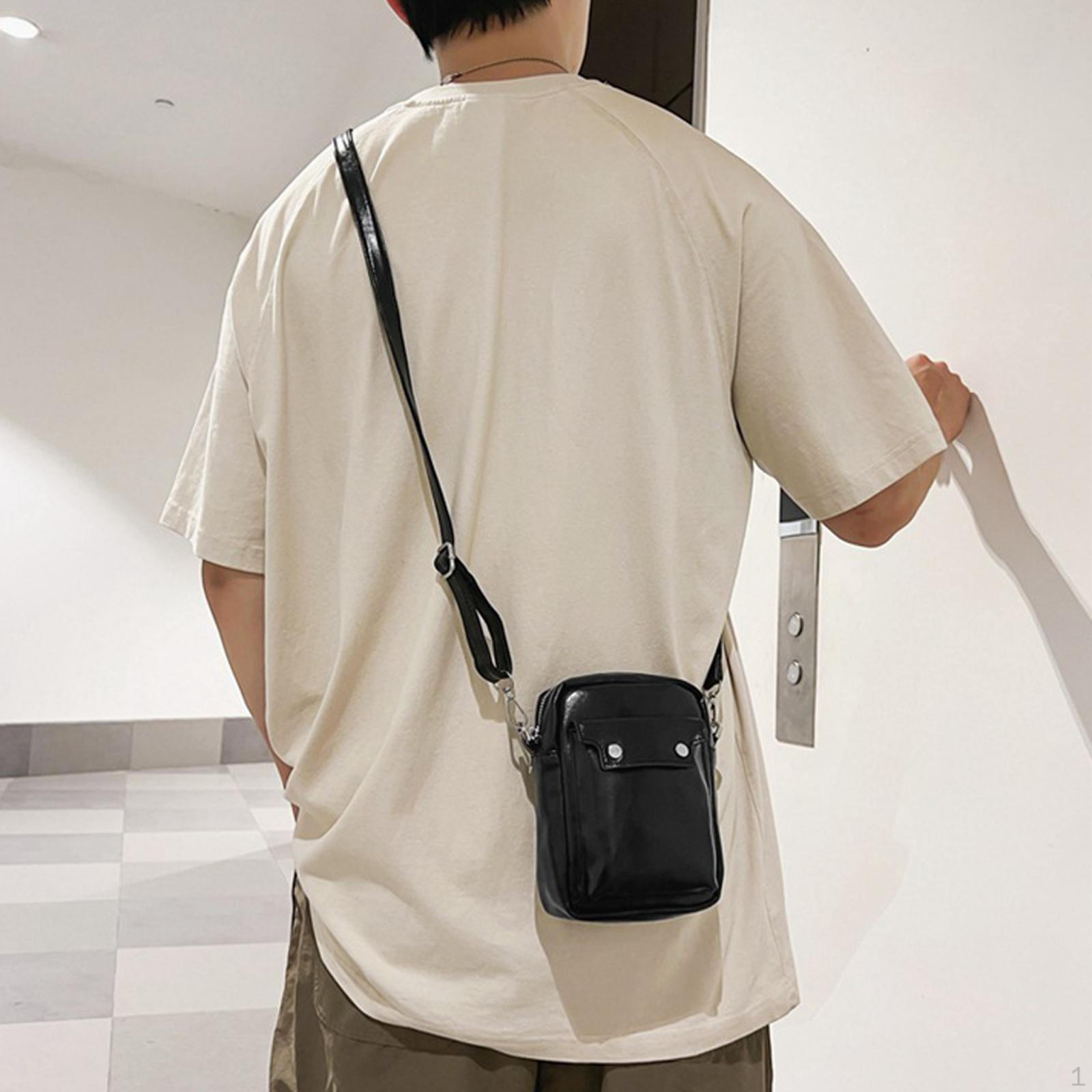 

Мини-сумка на ремне, маленькая сумка через плечо, повседневный карман для женщин и мужчин с застежкой-молнией