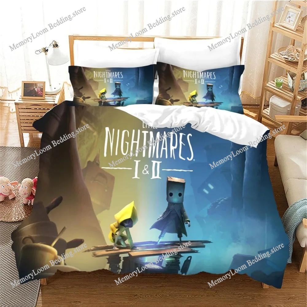 3D Printing Trendy Soft Little Nightmare Game Bedding Set Duvet Cover Pillowcase Comforter King/Queen Size Boys Adult Bed Set