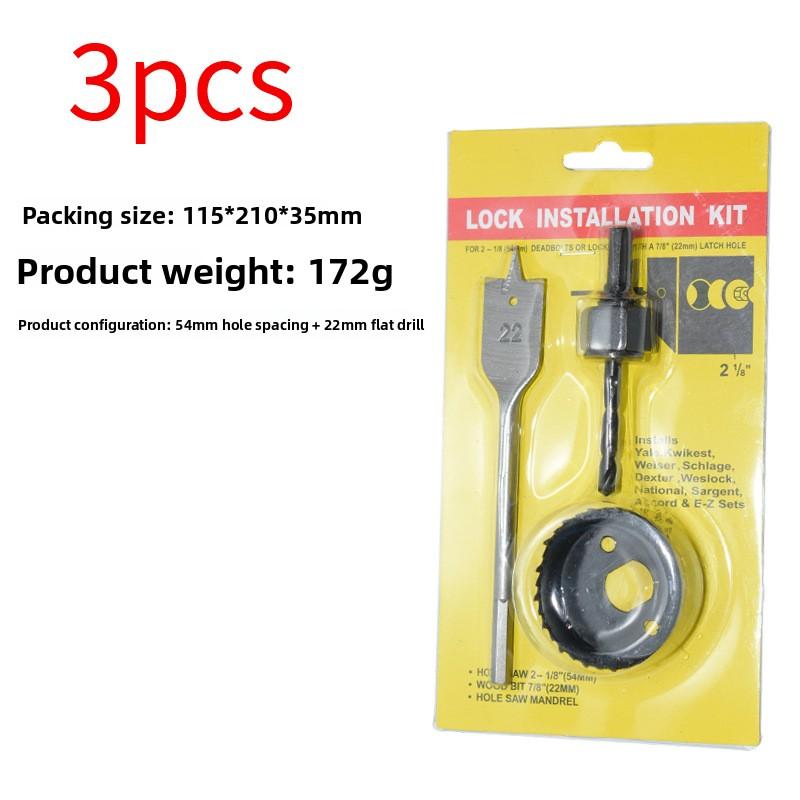

Woodworking hole saw 19-64mm set, electric drill hole drilling tool for gypsum board and downlights, 11pcs hole saw