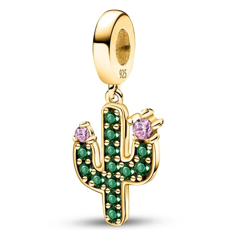 Kupfermetall, goldene Serie, Frucht-Glühwürmchen-Charm-Perlen, Komponenten für DIY-Armbandbastelarbeiten, hochwertiger Schmuck