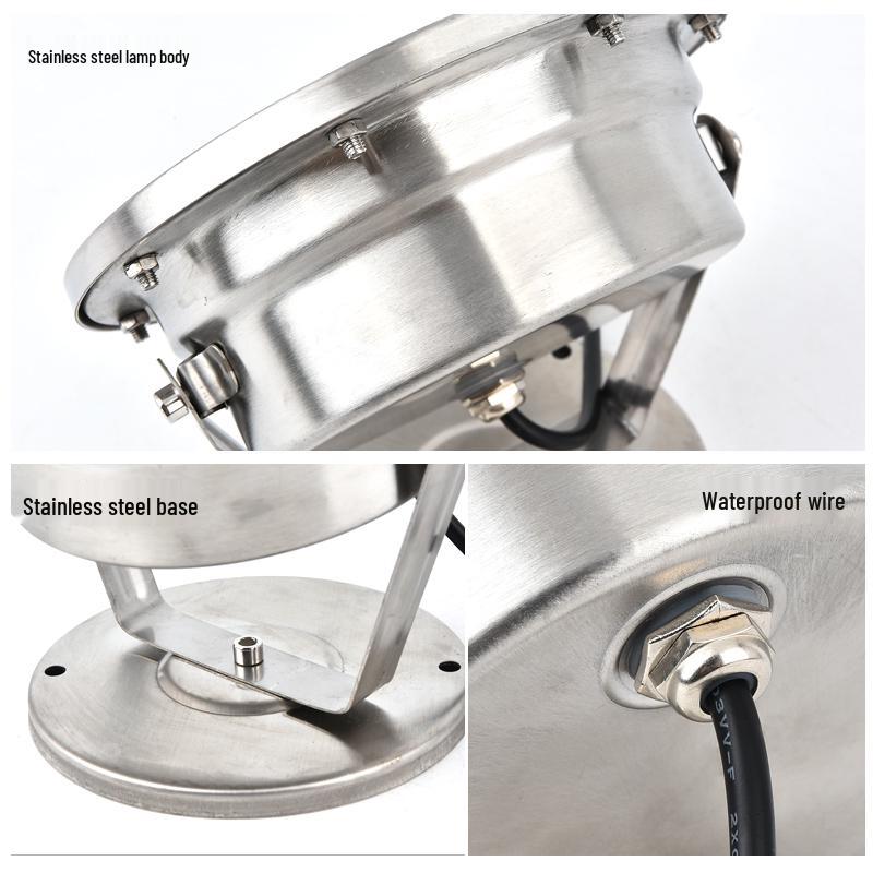 LED Waterproof Pond Spotlight: Aquarium & Fish Pond Light with 12V 3W/6W/12W Options