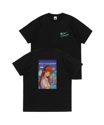 NET SOCIAL CLUB City Pop Girl Tee (Black)