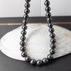 Imitation Tahitian Black Pearl Necklace 10mm Round Bead Beaded Chain Fashionable and Versatile