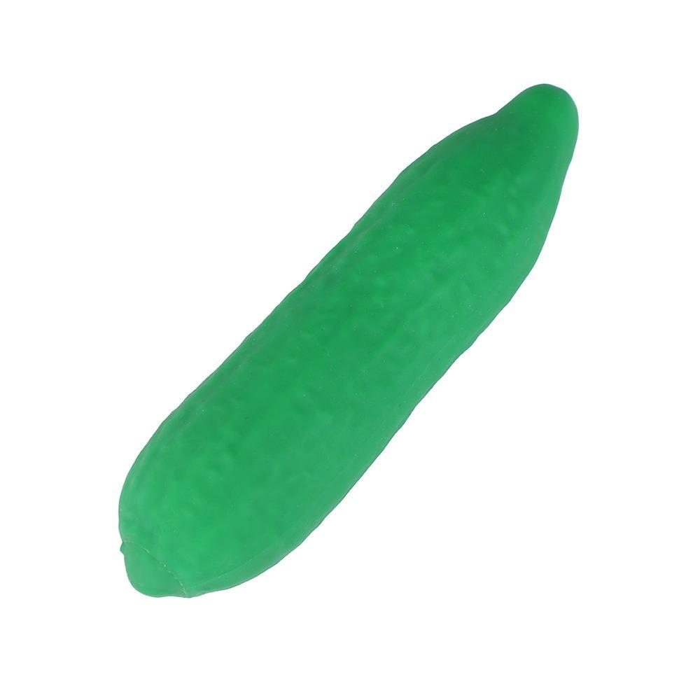 Super Soft Slow Rebound Cucumber 28CM Vegetable Pinch Fake Green Cucumber Shopping Mall Display зелёный