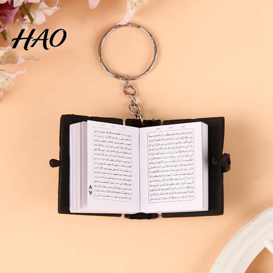 Unisex Mini Koran Arabisch Anhänger Schlüsselanhänger Tasche Auto Hängen Schlüsselanhänger Geburtstagsgeschenk