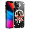 Bowknot Antler Magnetic Transparent Case for iPhone 15/16/17 Pro Max