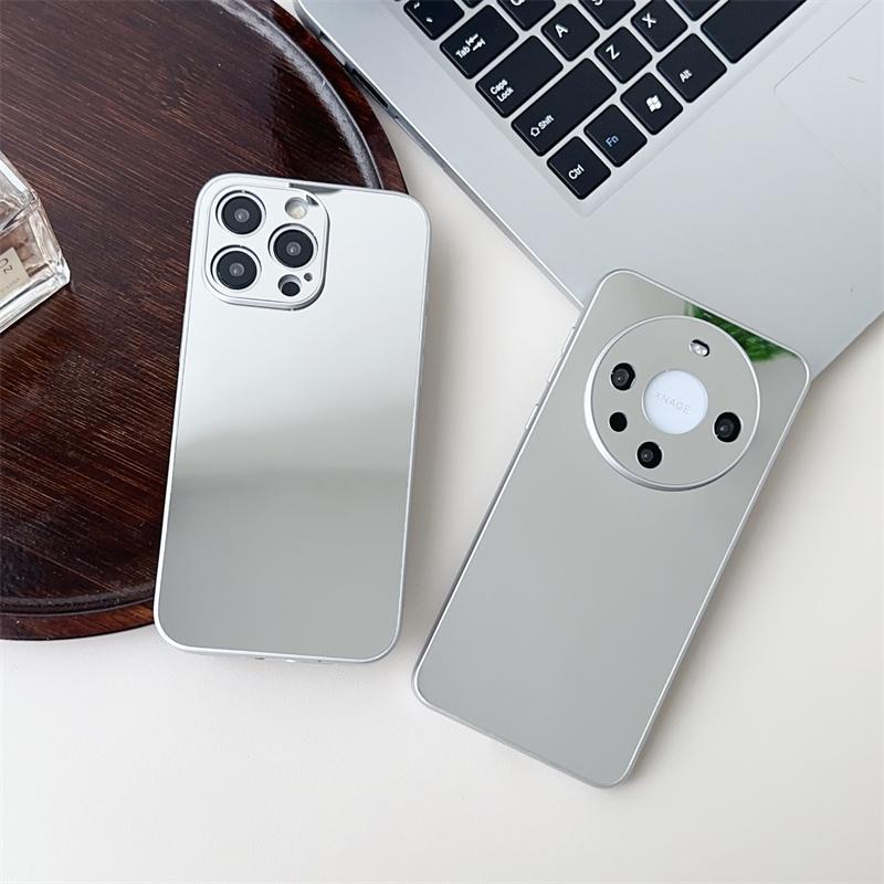 Custodia per Telefono con Specchio per Trucco Per Per Iphone 14 13 12 11 Pro Max Cover Posteriore Per Per Iphone 15 16 17pro max plus Custodia Antiurto