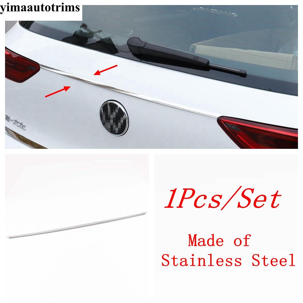 

Car Rear Trunk Tail Gate Door Strip Decoration Cover Trim For VW Volkswagen Golf 8 MK8 - 2025 Stainless Steel Accessories Model A