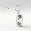 3-in-1 Keychain, Equipped with A Liquid Free Thermometer, Reliable Compass, and Magnifying Glass Suitable for Travel and Camping