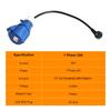 JDMEX CEE Female Plug For Portable EV Charger Schuko / Israel Plug Socket Adapter Connect with 16A/32A 1 / 3Phase 7KW /11KW