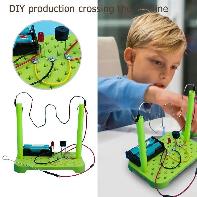 DIY Physical Scientific Experiments Circuit Kit ABS Electronic Components Children Educational Manual Toys Random Color