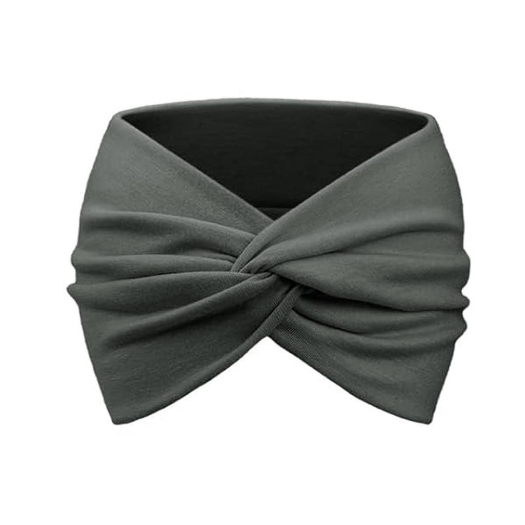 Bohemian Women's Wide Non-Slip Twisted Elastic Headband Scarf Hair Accessory