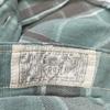 RRL Green X Gray Twill Check Pattern Long Sleeve Shirt Tops M Green X grayUsed