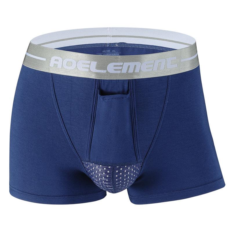 Calzoncillos para Hombre de Otoño Bullets con Bolsillo Separador para Escroto Varicosos de Ángulo Plano