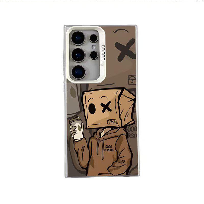 Samsung Galaxy S25 Ultra Hoodie Boy Phone Case for S24/A55/A56/S21